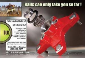 Boss Bearing - Boss Bearing Upgrade Tapered Front Wheel Bearings Seals Kit for Honda - Image 2