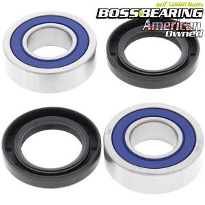 Boss Bearing Front Wheel Bearings and Seals Kit for Honda