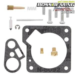 Boss Bearing 26-1304 Carburetor Rebuild Kit for Yamaha PW50 Y-Zinger Youth Dirt Bike (1981–2025)