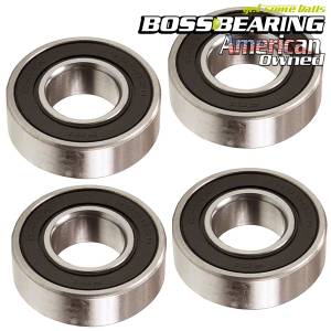 Boss Bearing 4 Front Go Kart Wheel Bearings 99502 5/8 in Racing Gokart Cart