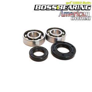 Boss Bearing H-CR125-MC-73-78-3F4 Main Crankshaft Bearings and Seals Kit for Honda